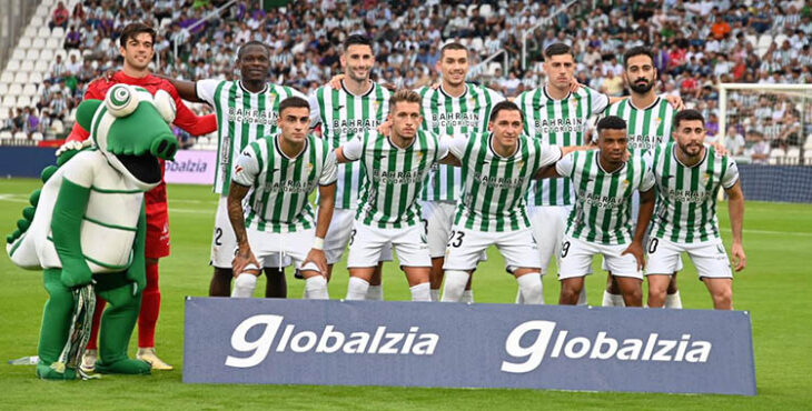 El once titular del Córdoba ante el Almería.