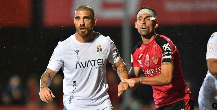 Marcos Pérez en una acción del Salerm-Cartagena.