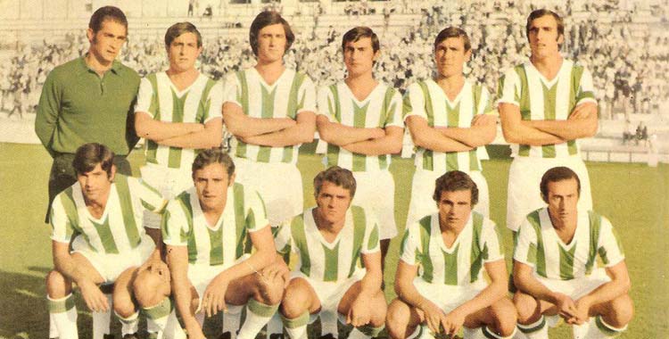 Once del Córdoba en un partido de la temporada 1972-73