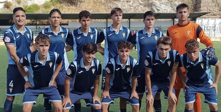 Once del Córdoba en su último partido de División de Honor Juvenil.