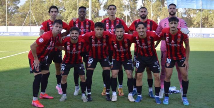 Once rojillo en un partido de esta temporada.