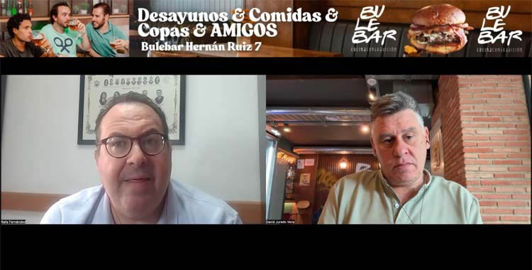 Rafa Fernández y David Jurado valorando el KO copero del Córdoba CF, Salerm y Ciudad de Lucena.