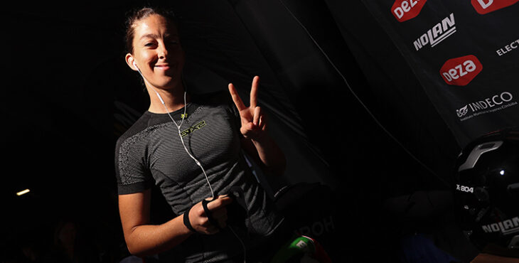 Andrea Sibaja, en el equipo Deza