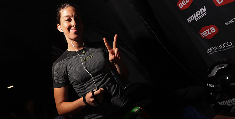 Andrea Sibaja, en el equipo Deza