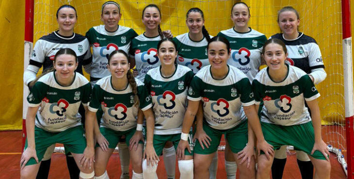 La formación cajista en Alcorcón. Foto: Deportivo Córdoba Cajasur FS