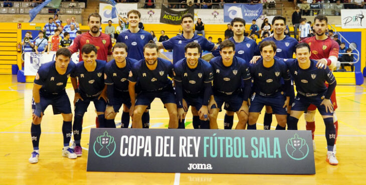 La formación del Córdoba Patrimonio de la Humanidad en su debut y despedida de la Copa. Foto: Inagroup El Ejido Futsal