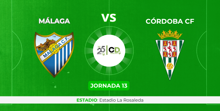 Sigue la crónica on line del Málaga vs Córdoba CF.