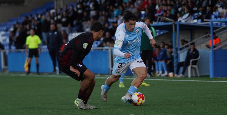 Manuel Ortiz en el Ciudad de Lucena 2-0 Atlético Onubense. Foto: Antonio Dávila / Ciudad de Lucena