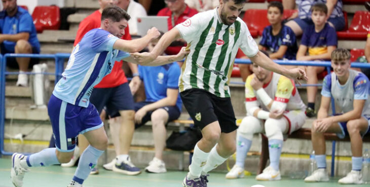 Nicolás Marrón en el choque ante el Ejido de la pasada Copa Andalucía. Foto: Edu Luque / Córdoba Futsal
