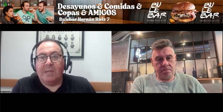 Rafa Fernández y David Jurado despartiendo sobre los cambios del once del Córdoba para Granada.