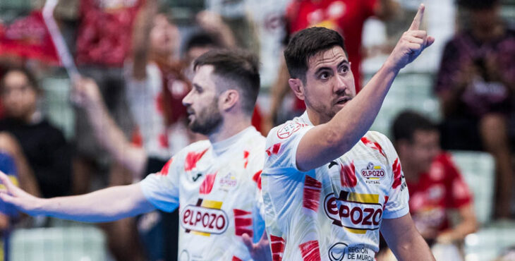 Bebé en uno de sus partidos con ElPozo. Foto: ElPozo Murcia Costa Cálida