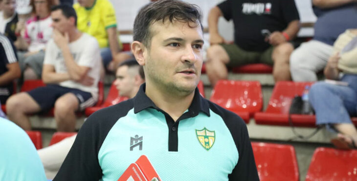Emanuel Santoro, entrenador del Córdoba Patrimonio de la Humanidad. Foto: Edu Luque / Córdoba Futsal