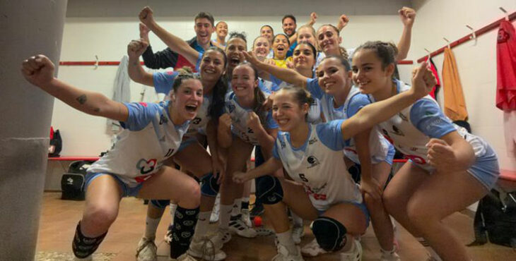 La felicidad del Deza Córdoba de Balonmano en Los Sueños. Foto: CBM