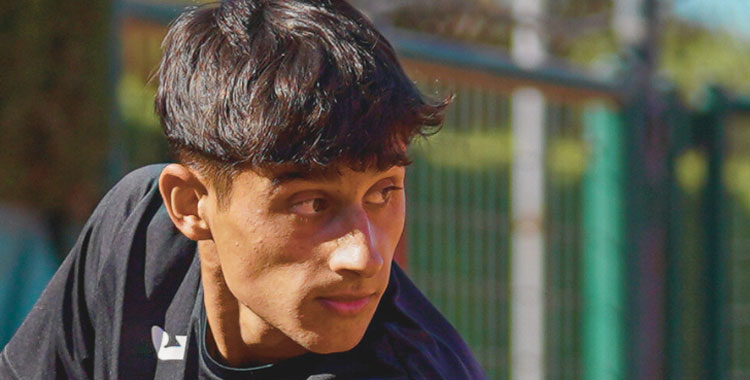 Alejandro López en acción