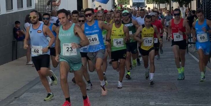 Atletas al inicio de una carrera del Circuito Cordobés.