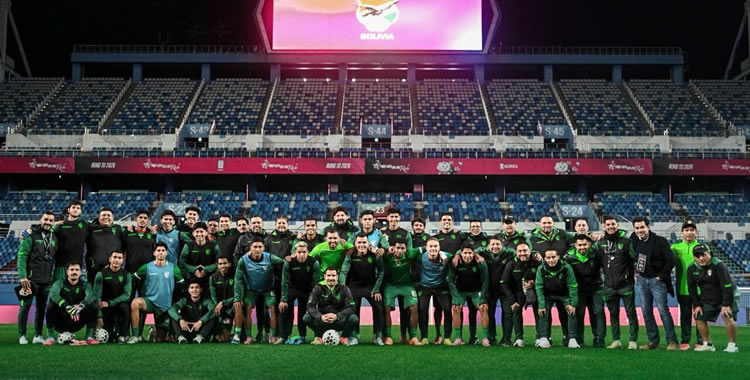 Marcelo Timorán con la selección de Bolivia.