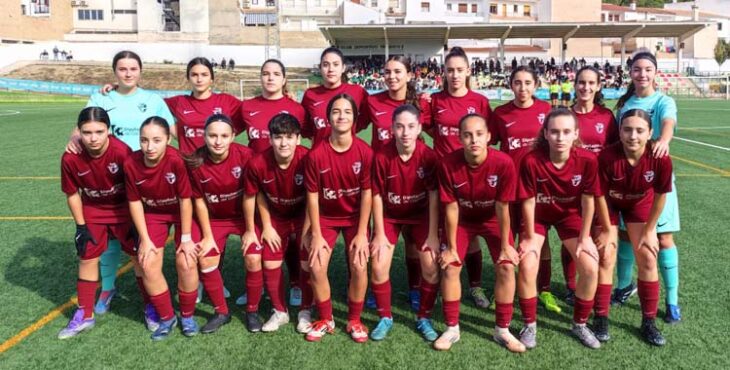 Formación de la selección cordobesa femenina sub16.