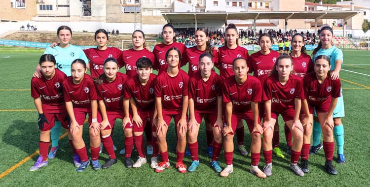 Formación de la selección cordobesa femenina sub16.