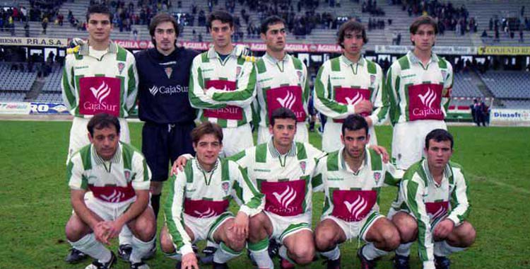 Diego Caro con el Córdoba B de la temporada 1998-99.