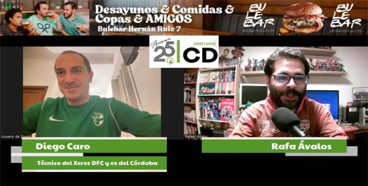 Diego Caro en su entrevista a Cordobadeporte.