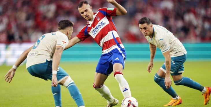 Carracedo e Isma Ruiz en Granada en el pasado curso.