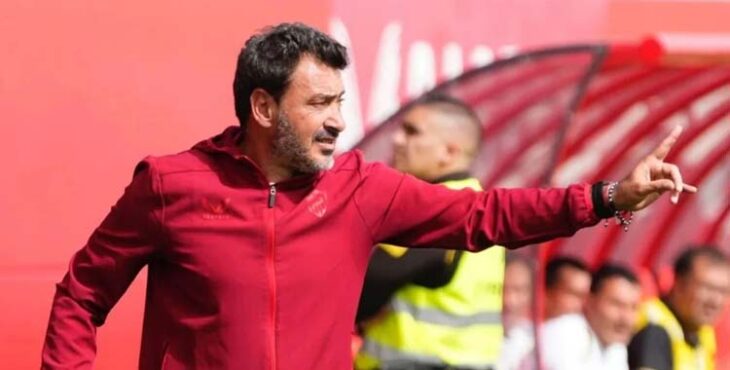 Jesús Galván durante un partido del Sevilla Atlético.