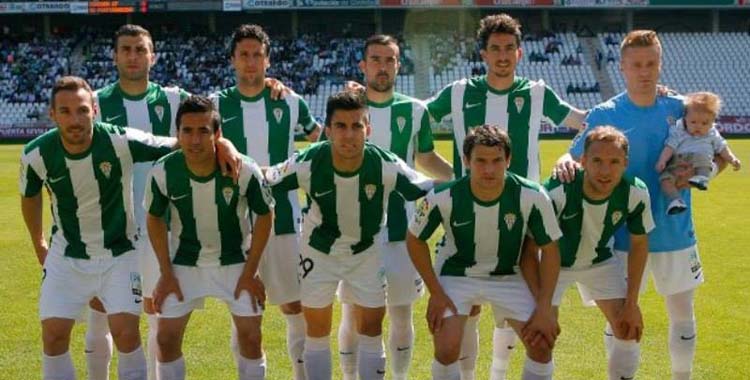 Once del Córdoba con Diego Seoane en la 2012-13.
