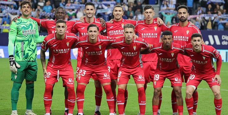 El once del Córdoba en La Rosaleda que repetía Iván Ania por cuarta jornada consecutiva.