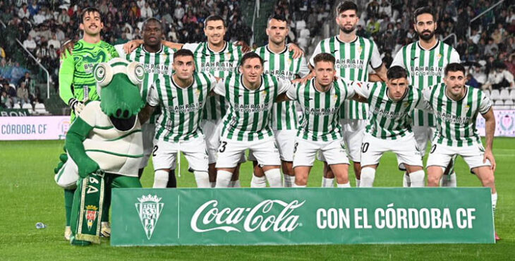 El once del Córdoba ante el Dépor.