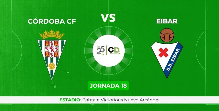 Sigue on line la crónica del Córdoba CF vs Eibar.