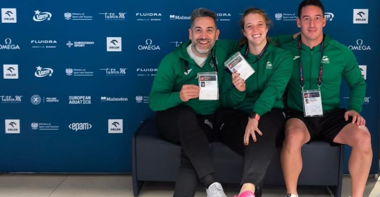 La expedición cordobesa en la gran fiesta de la natación.