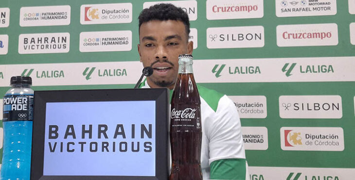 Dalisson en su comparecencia matinal en la sala de prensa de El Arcángel.