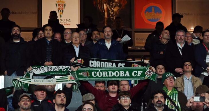 Fernández Monterrubio en el palco de El Arcángel.