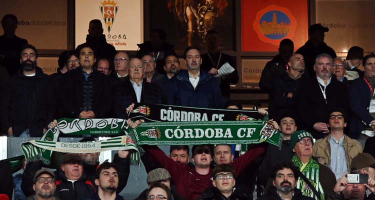 Fernández Monterrubio en el palco de El Arcángel.