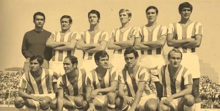 Once del Córdoba en un partido de la temporada 1969-70.