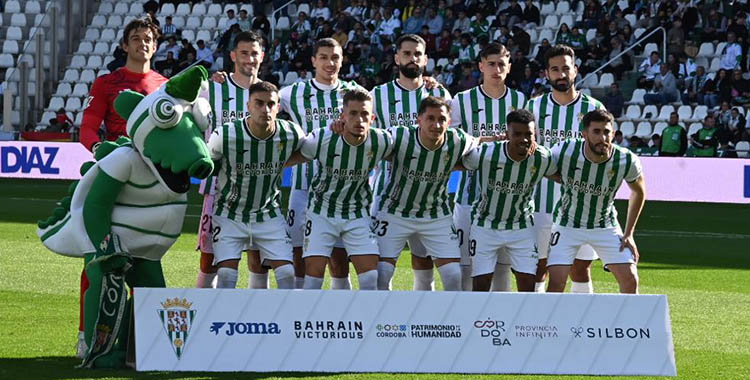 El once del Córdoba CF ante el Eibar.