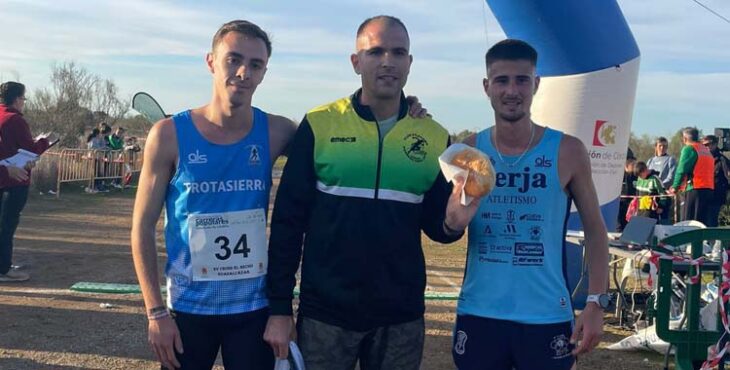 Podio masculino del Cross El Hecho de Guadalcázar.