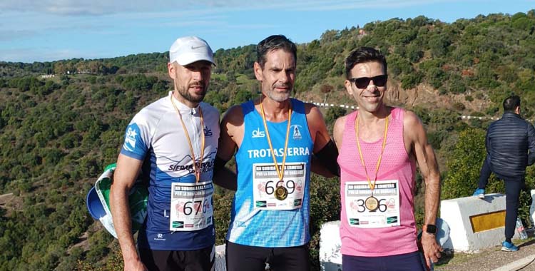 Podio de la Subida a las Ermitas por la Donación de Órganos.