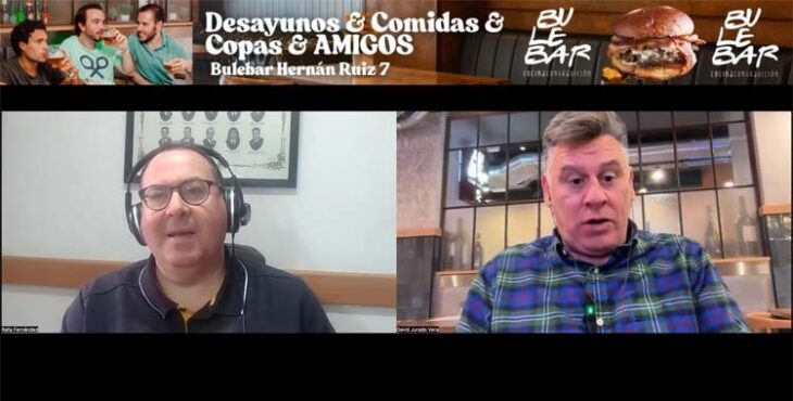 Rafa Fernández y David Jurado departiendo del partido ante el Leganés, el balance de noviembre y el diciembre que espera.