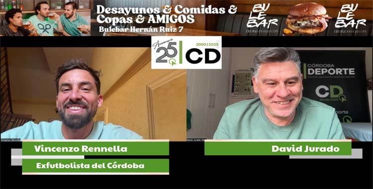 Enzo Rennella durante su entrevista con David Jurado.