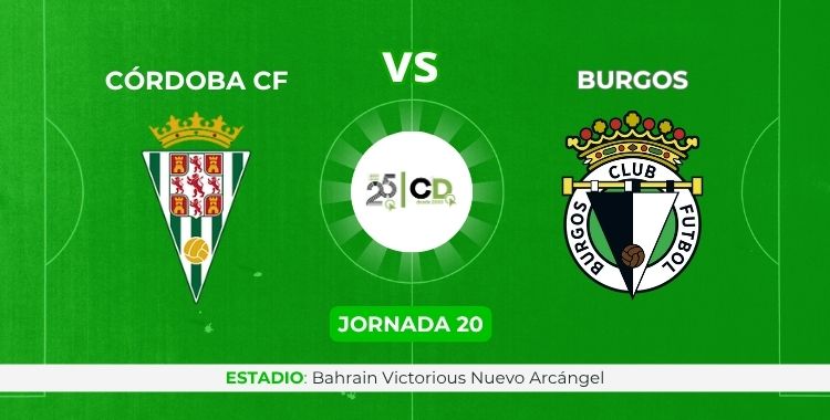 Sigue on line la crónica del Córdoba vs Burgos.