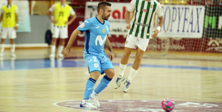 Cecilio Morales jugando hace unos meses en Vista Alegre con su equipo. Foto: Movistar Inter