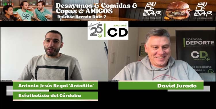 Antoñito durante su vídeo-entrevista con David Jurado.