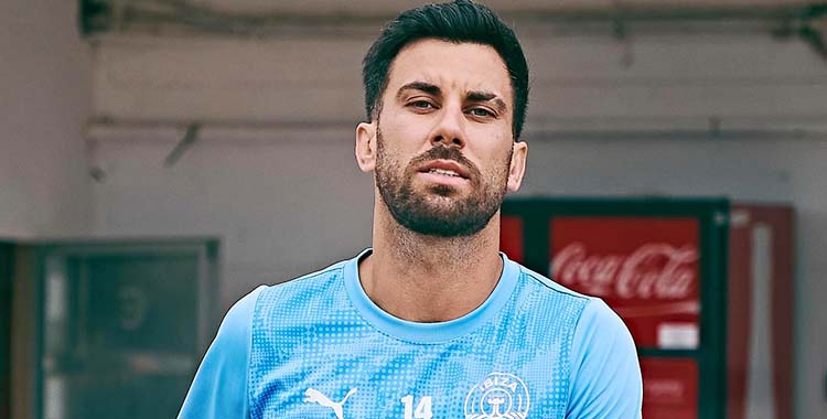 Fede Vico en uno de sus últimos partidos con el Ibiza.