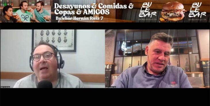 Rafa Fernández y David Jurado departiendo del mercado invernal de fichajes a cuatro días de su cierra.