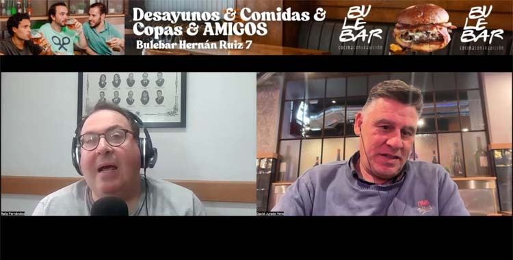 Rafa Fernández y David Jurado departiendo del mercado invernal de fichajes a cuatro días de su cierra.