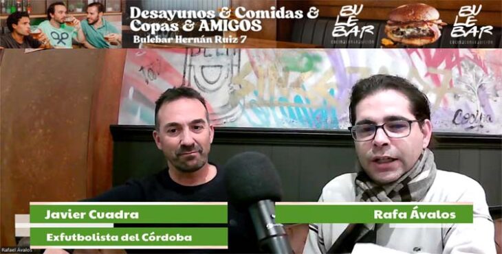 Javi Cuadra en su entrevista a Cordobadeporte.