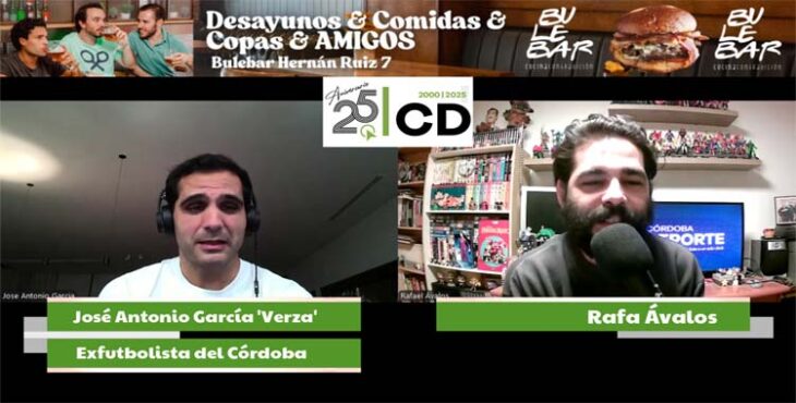 José Antonio García 'Verza' en su entrevista a Cordobadeporte.