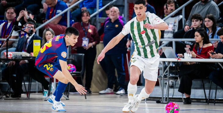 Carlos Gómez lo intentó con varias buenas acciones para el Córdoba Patrimonio. Foto: FC Barcelona