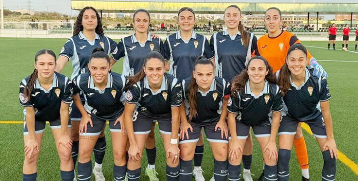 La formación cordobesista en Sevilla. Foto: @CordobaFemenino